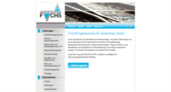 Desktop Screenshot of fuchs-ingenieurbuero-verkehrsbau.de